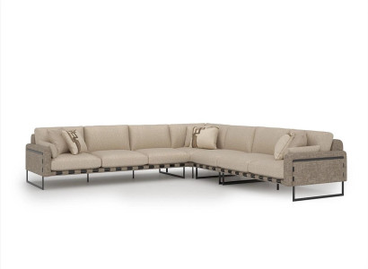 Wohnzimmer Ecksofa L-Form Garnitur Luxus Polster Sitz Einrichtung Polstermöbel